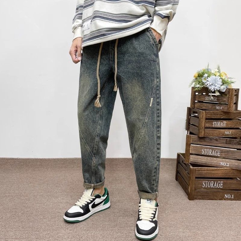Streetwear Brand Jeans - Summer New Original Trendy Brand Retro